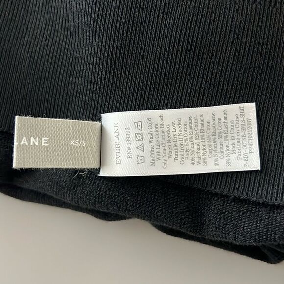 NWT Everlane The Seamless Bike Short Black Size XS/S - Picture 6 of 9